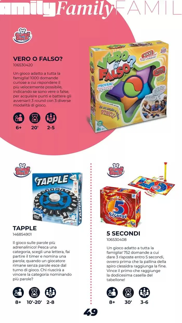 Catalogo Giochi di Società da 1 marzo a 15 marzo di 2025 - Pagina del volantino 49