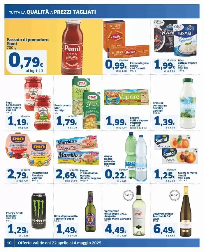 Sconti che volano alto da 22 aprile a 4 maggio di 2025 - Pagina del volantino 10