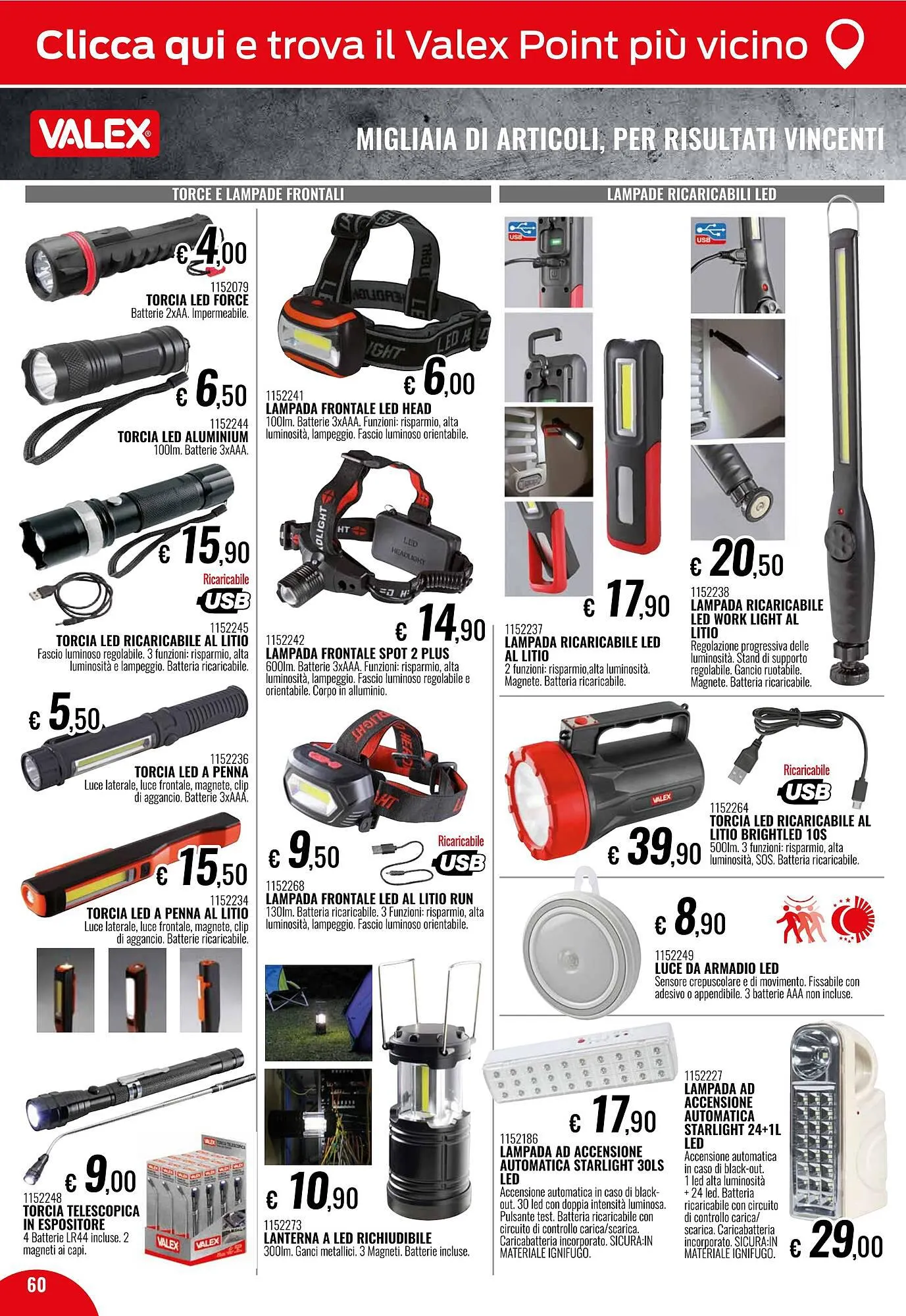 Volantino Valex da 2 gennaio a 2 marzo di 2024 - Pagina del volantino 60
