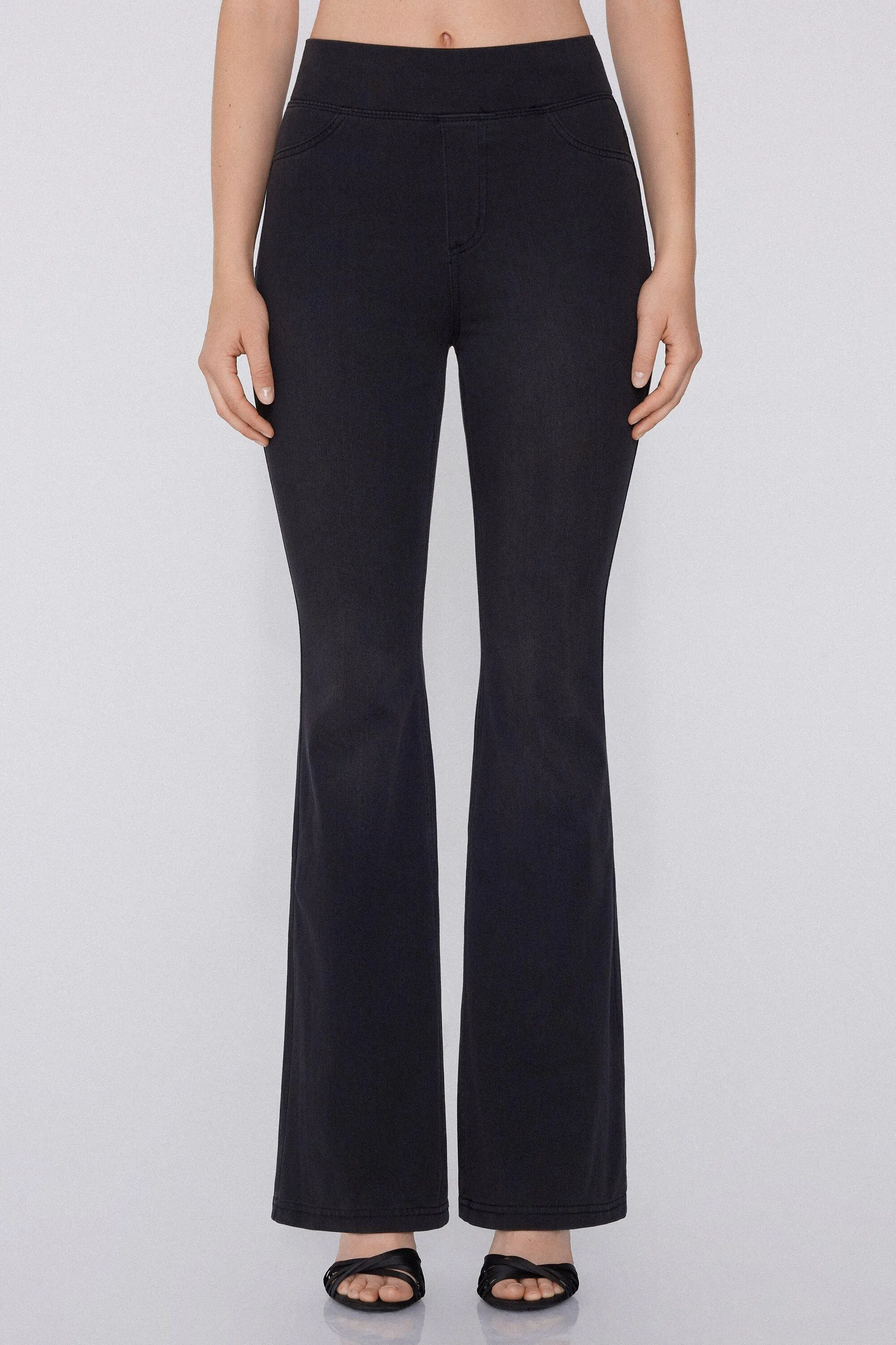 Pantaloni Lunghi Flare Soft Flex Denim