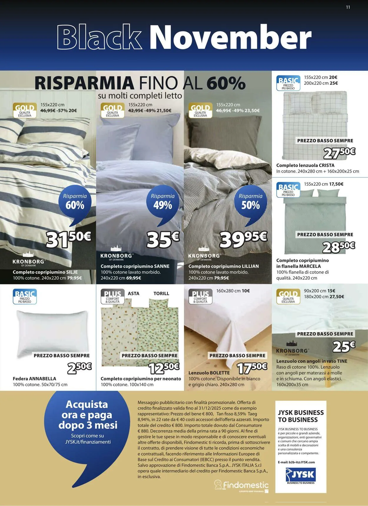 Jysk Volantino attuale da 1 novembre a 15 novembre di 2025 - Pagina del volantino 12