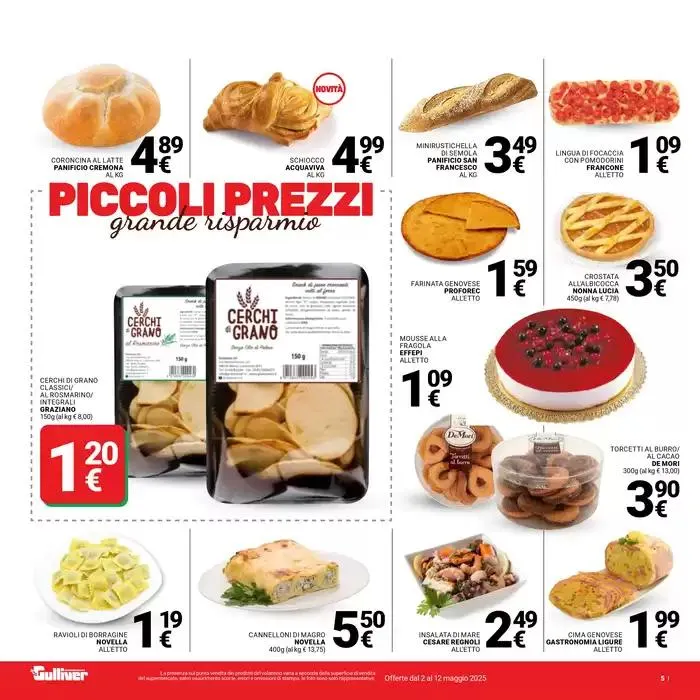 Piccoli prezzi da 2 maggio a 12 maggio di 2025 - Pagina del volantino 5
