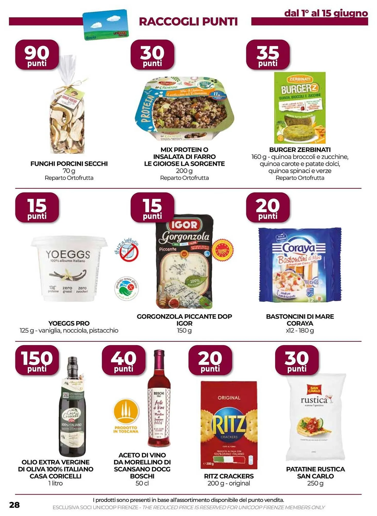 Volantino Unicoop da 5 giugno a 18 giugno di 2025 - Pagina del volantino 28