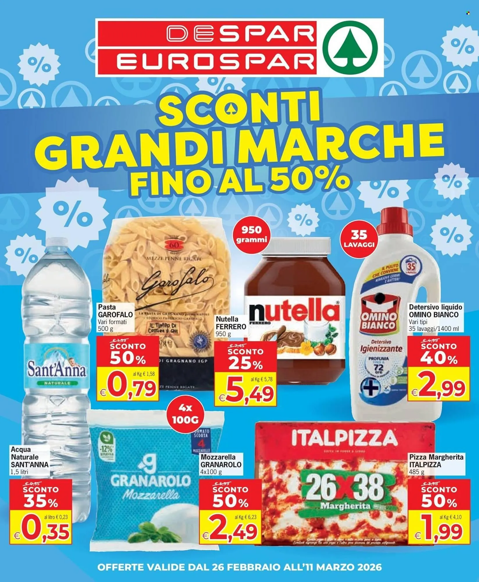 Volantino Eurospar da 26 febbraio a 11 marzo di 2026 - Pagina del volantino 1