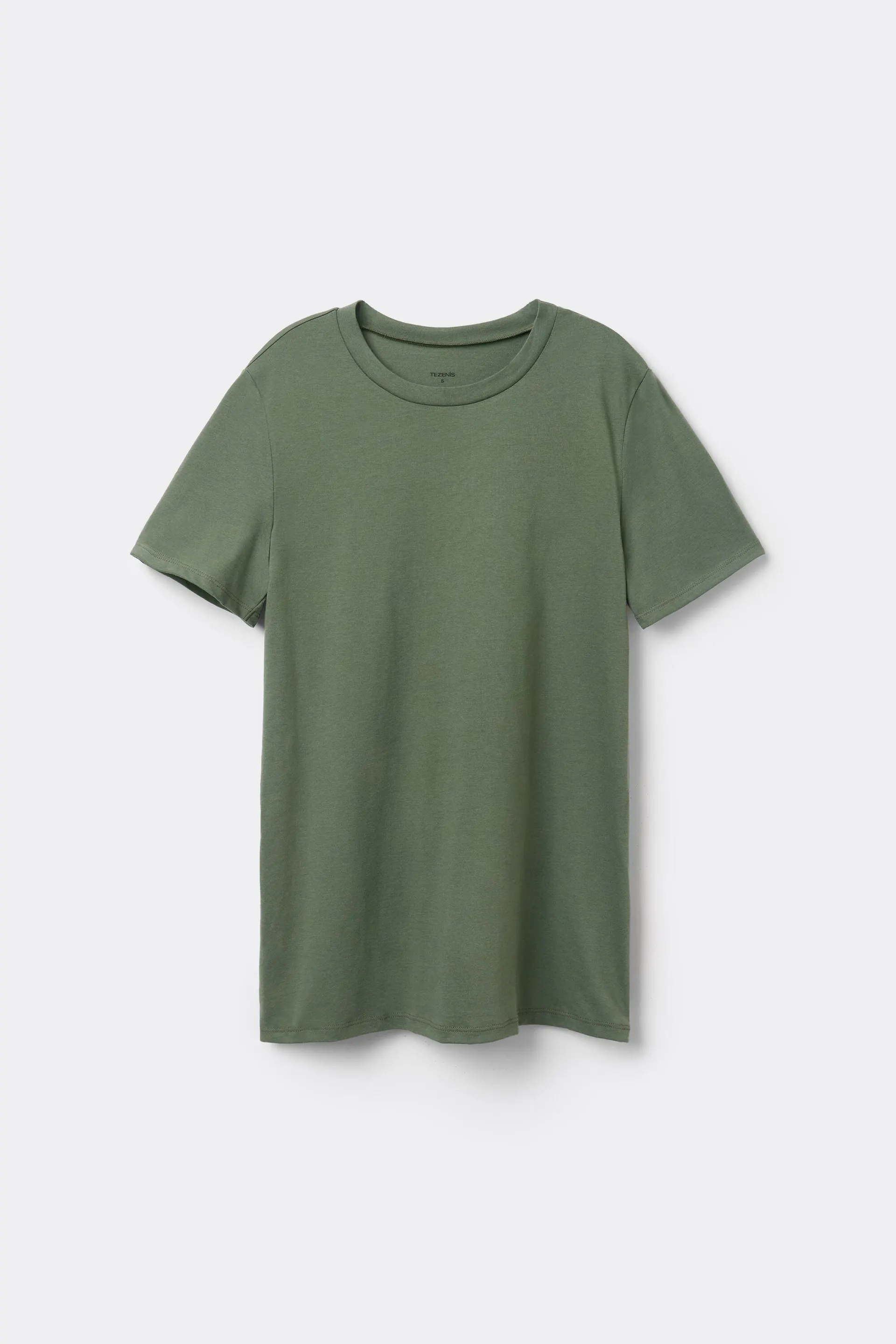 T-shirt Basic Girocollo in Cotone