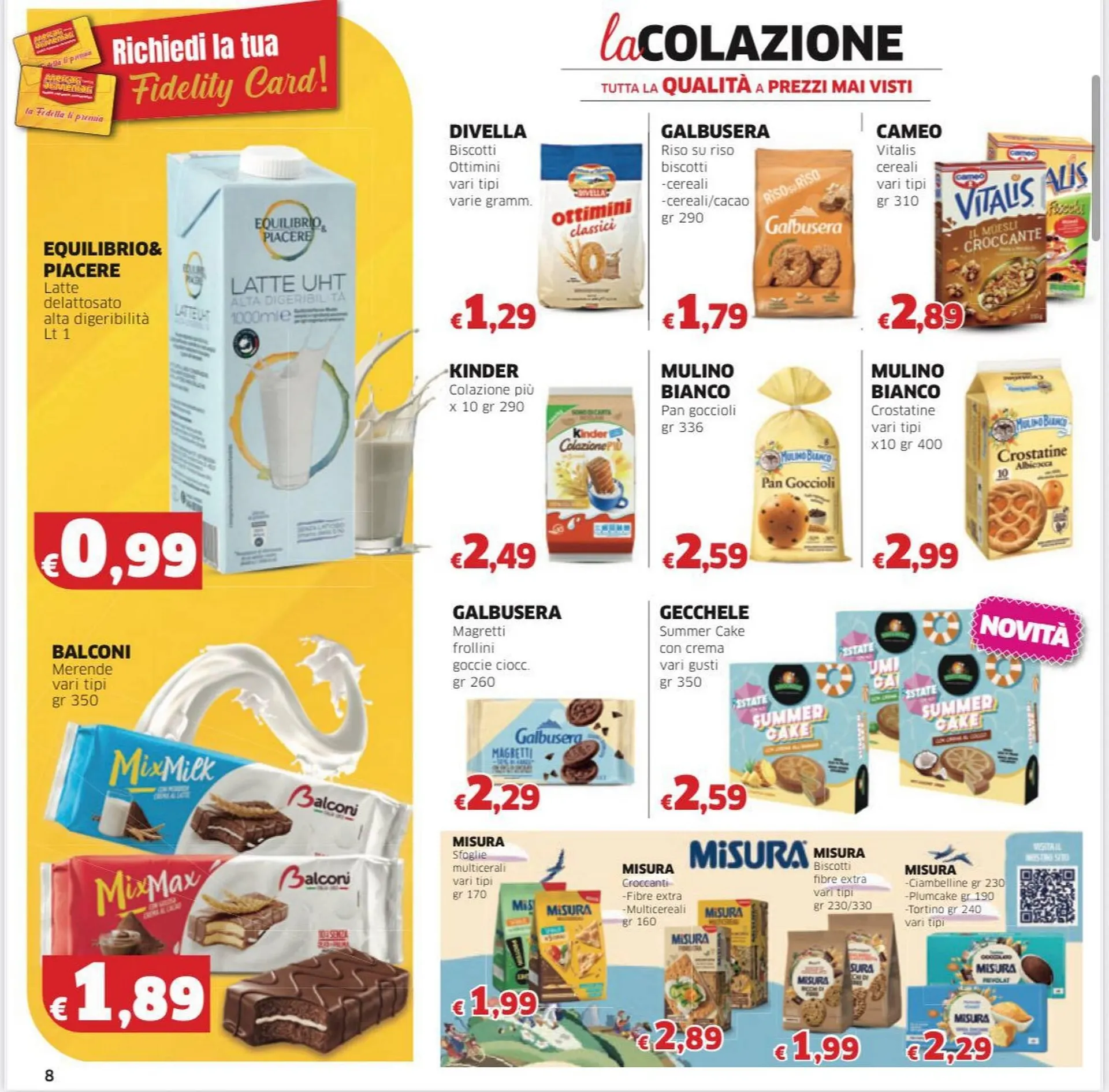 Volantino Mercati Alimentari da 17 luglio a 30 luglio di 2025 - Pagina del volantino 8