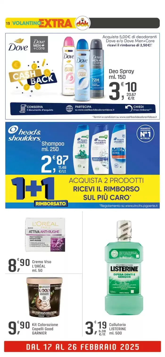 Tanti prodotti scontati da 13 febbraio a 26 febbraio di 2025 - Pagina del volantino 19