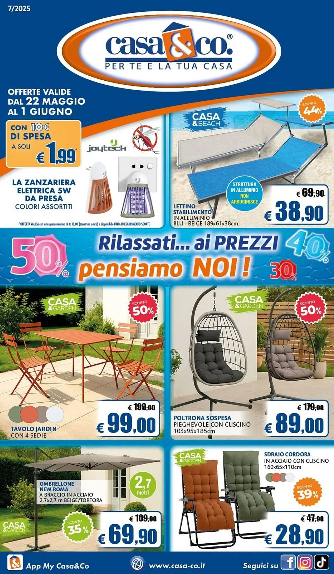 Volantino Casa & Co da 22 maggio a 1 giugno di 2025 - Pagina del volantino 1