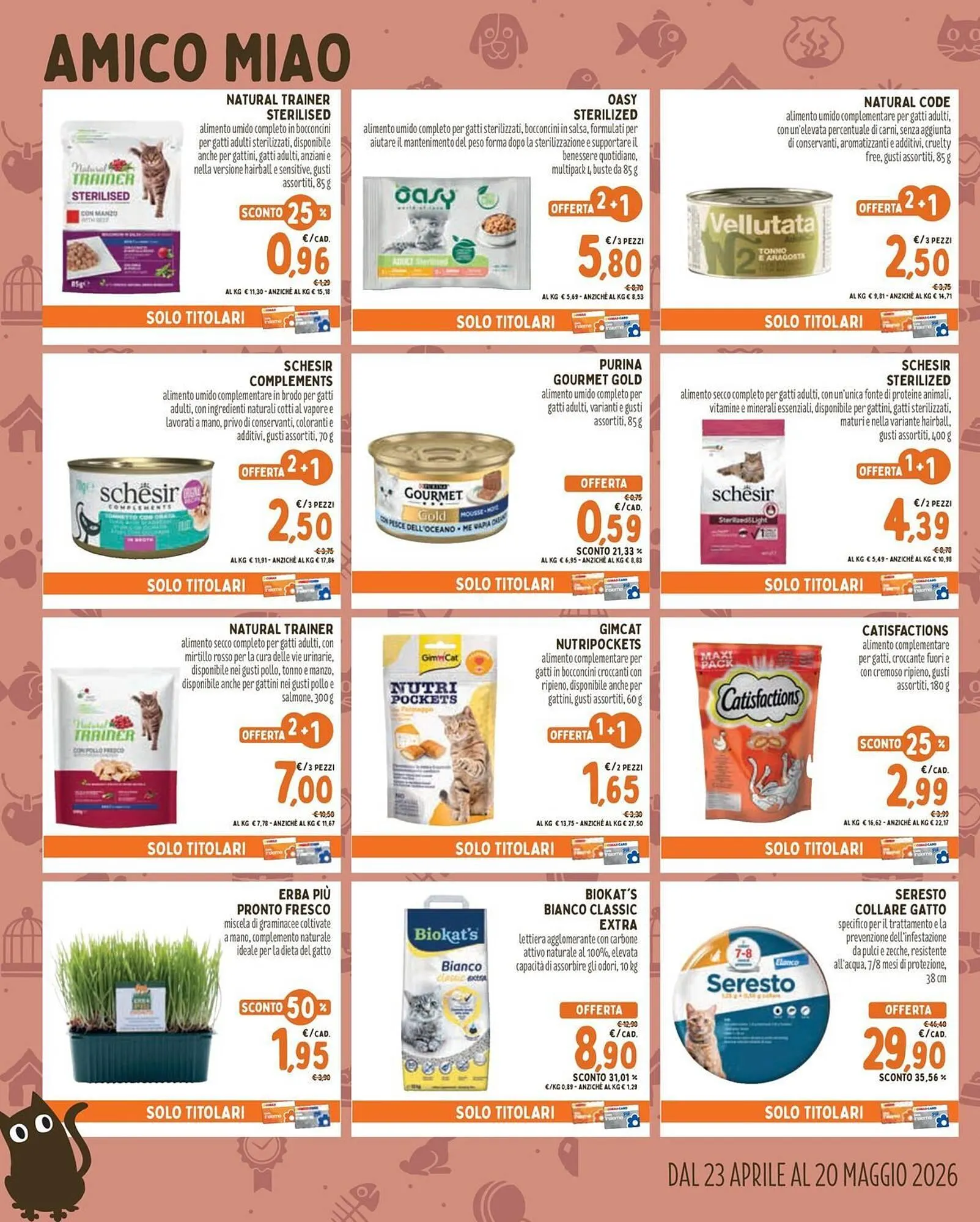 Volantino Pet Store Conad da 23 aprile a 20 maggio di 2026 - Pagina del volantino 4
