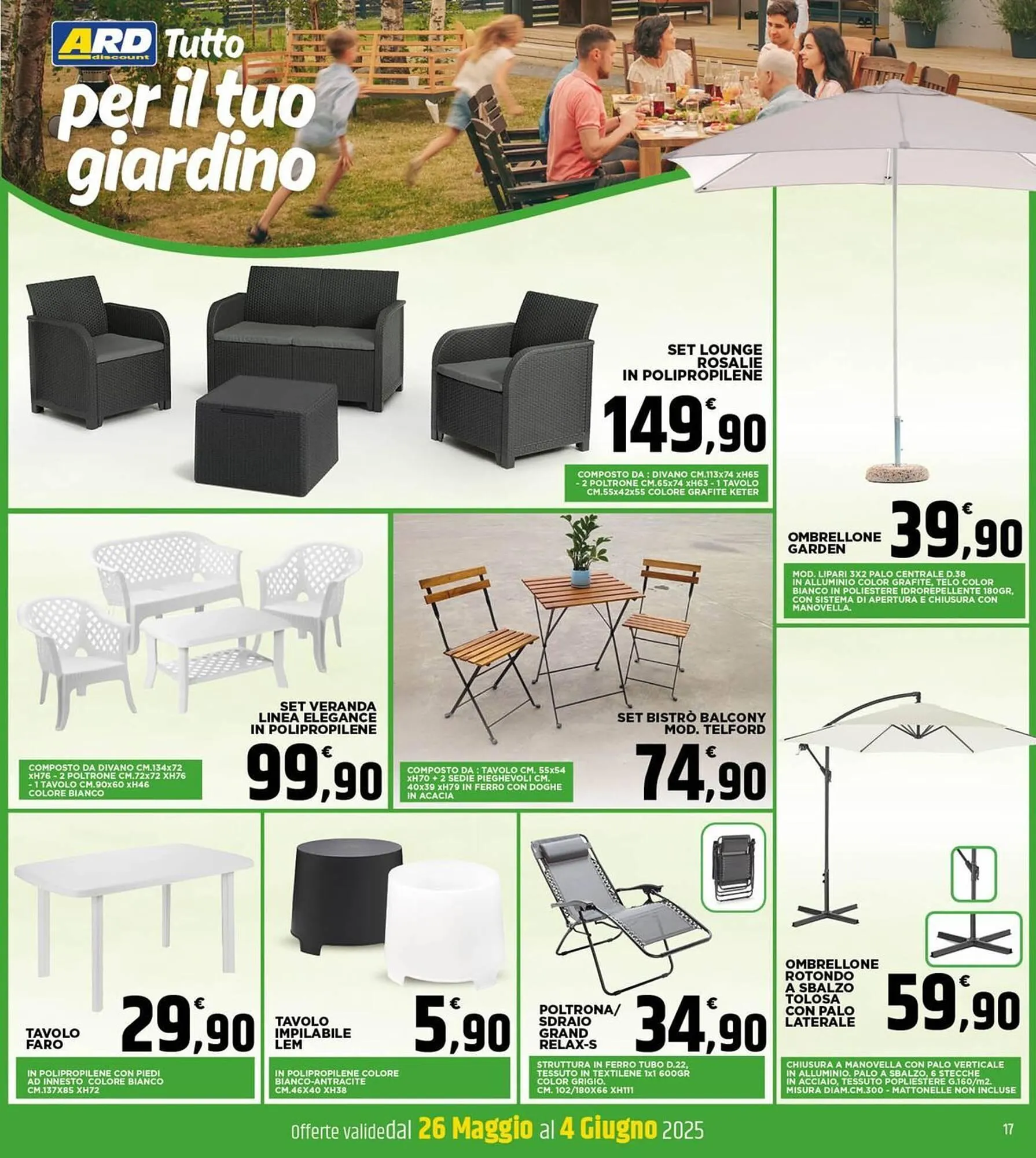 Volantino Ard Discount da 26 maggio a 4 giugno di 2025 - Pagina del volantino 17