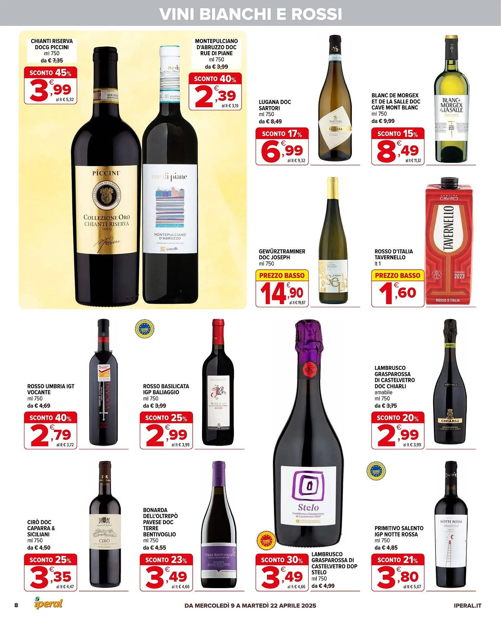 Volantino Iperal da 9 aprile a 22 aprile di 2025 - Pagina del volantino 8