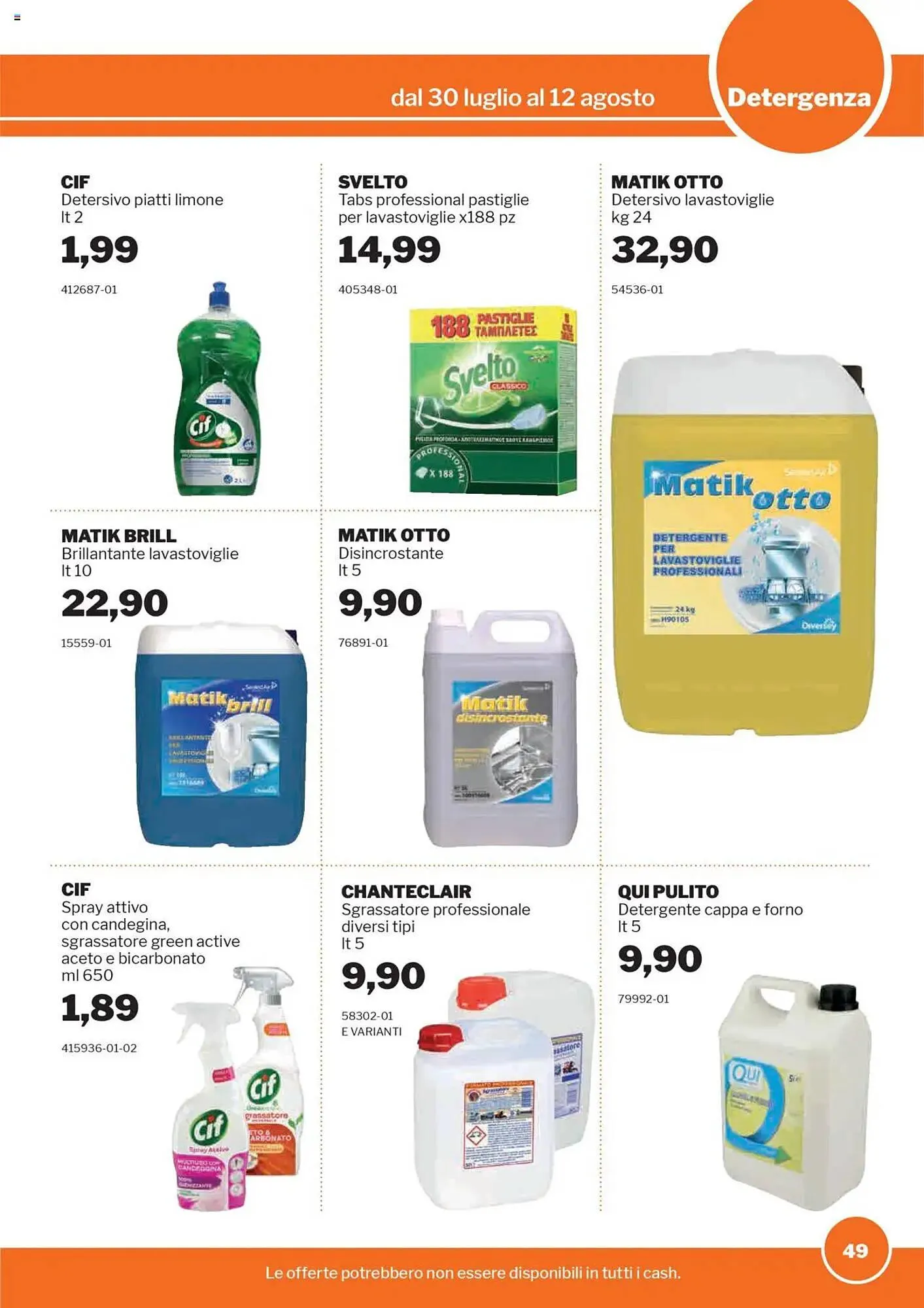 Volantino GrosMarket da 30 luglio a 12 agosto di 2025 - Pagina del volantino 49