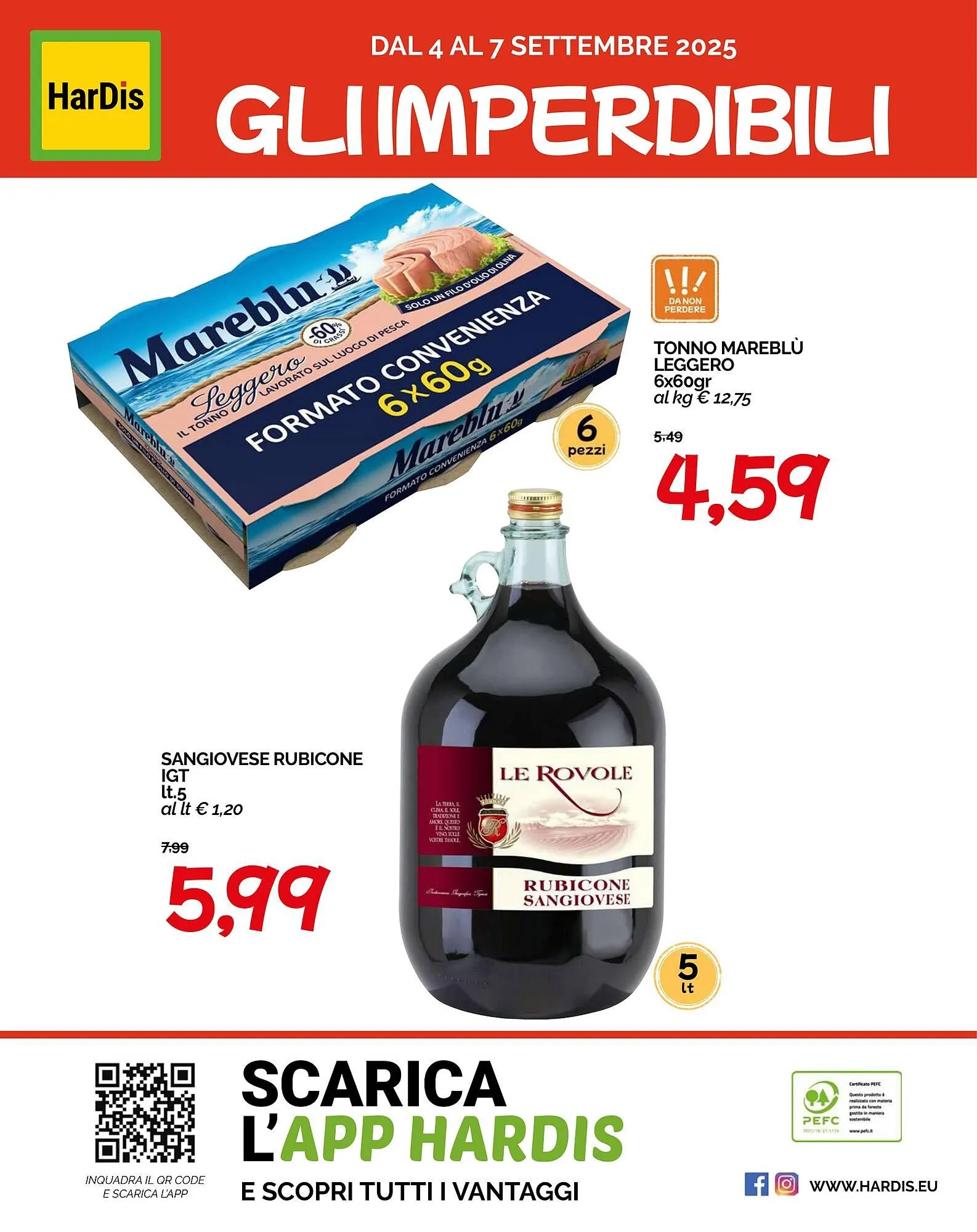Volantino Hardis da 28 agosto a 7 settembre di 2025 - Pagina del volantino 16