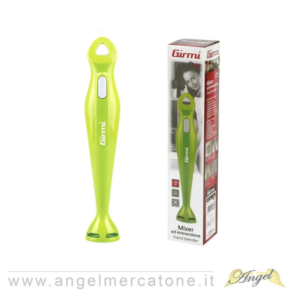 Mixer ad immersione con lame in acciaio 170watt - Verde