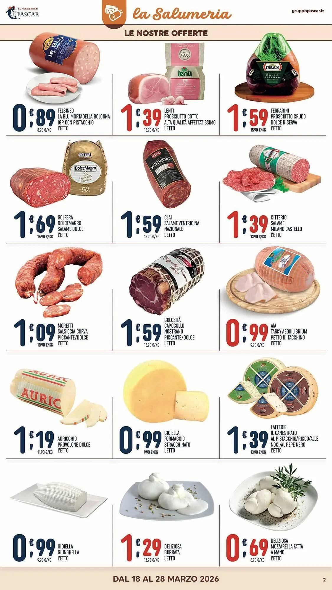 Volantino Gruppo Pascar da 18 marzo a 28 marzo di 2026 - Pagina del volantino 2