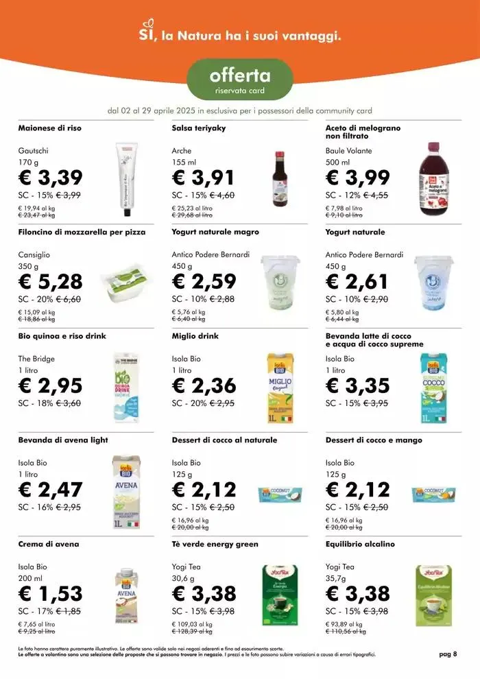 Offerte Aprile 2025 da 1 aprile a 30 aprile di 2025 - Pagina del volantino 8