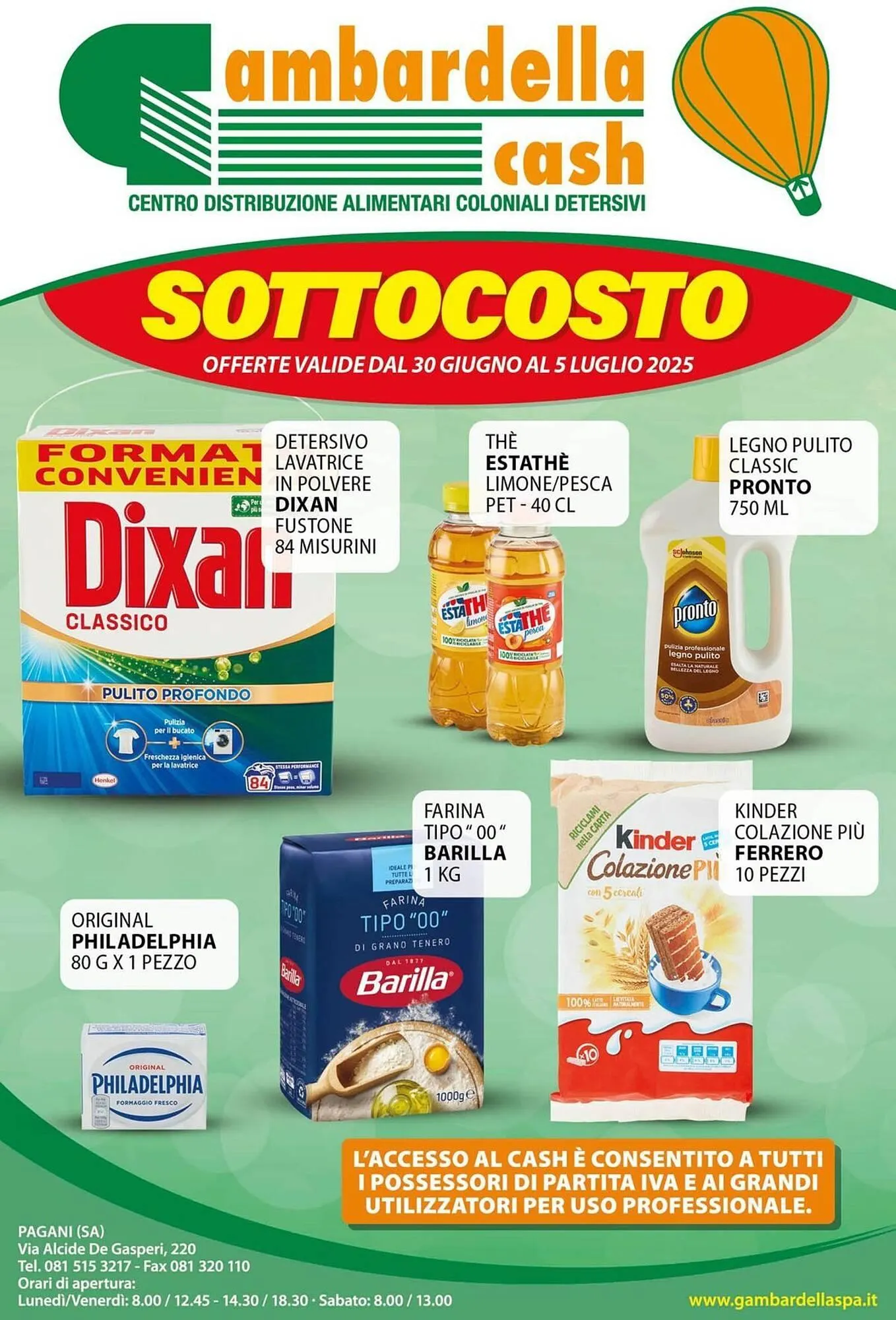 Volantino Gambardella Cash - 1