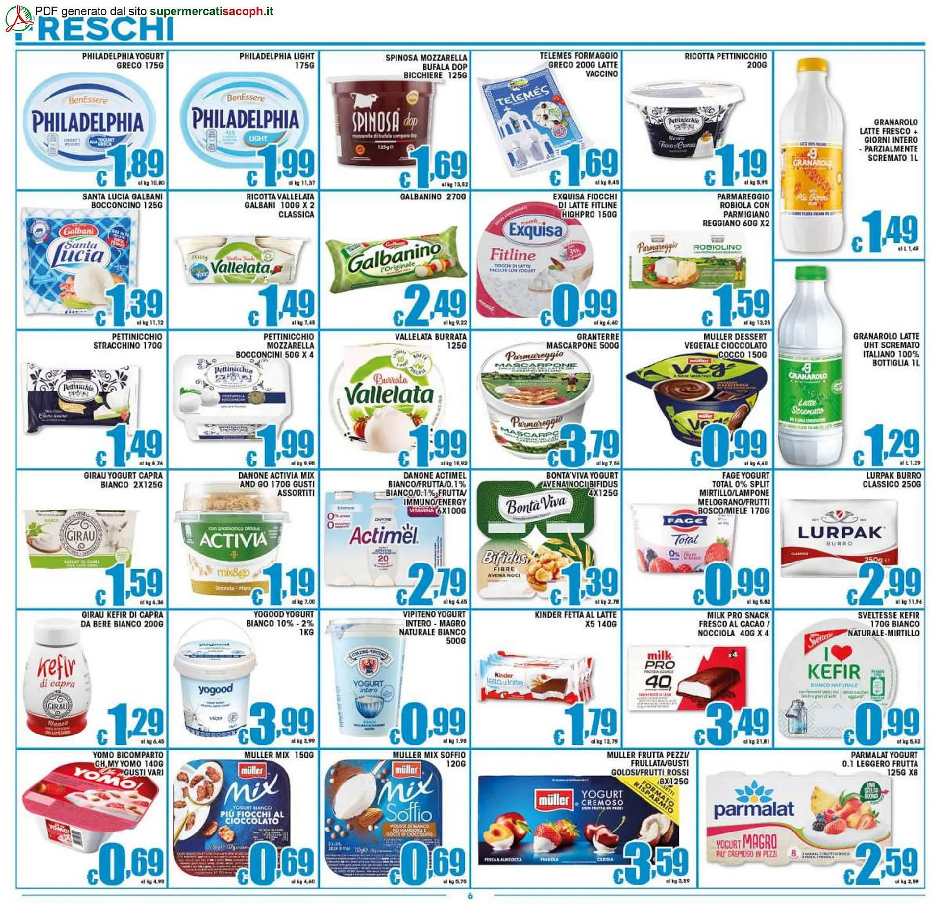 Volantino Sacoph da 24 novembre a 4 dicembre di 2023 - Pagina del volantino 6