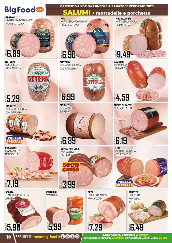 Carnevale innamorati della convenienza da 3 febbraio a 15 febbraio di 2025 - Pagina del volantino 10