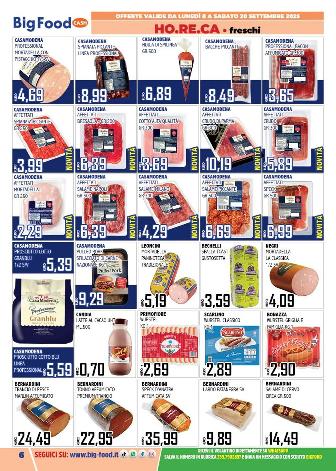 Volantino Big Food da 8 settembre a 20 settembre di 2025 - Pagina del volantino 6