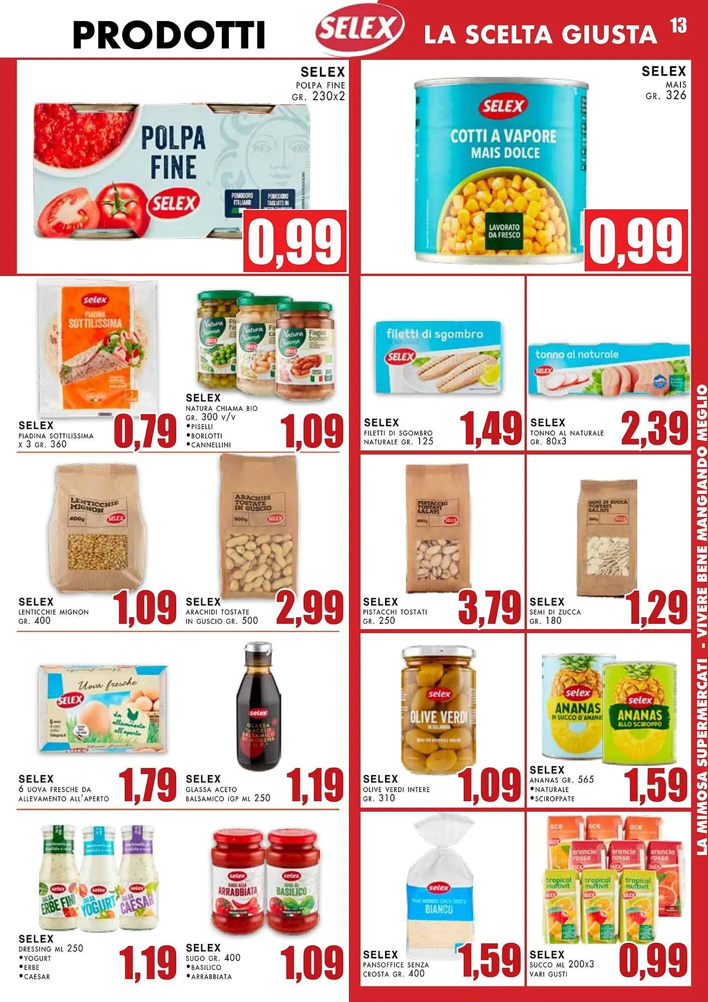 Volantino La Mimosa Supermercati da 19 maggio a 1 giugno di 2025 - Pagina del volantino 13