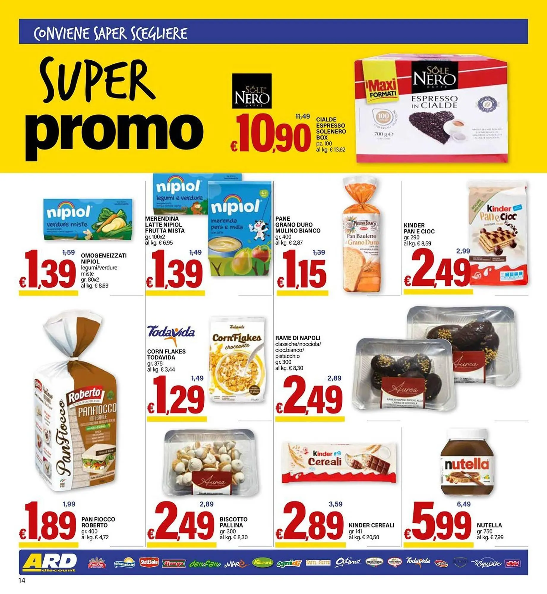 Volantino Ard Discount da 14 ottobre a 23 ottobre di 2024 - Pagina del volantino 14