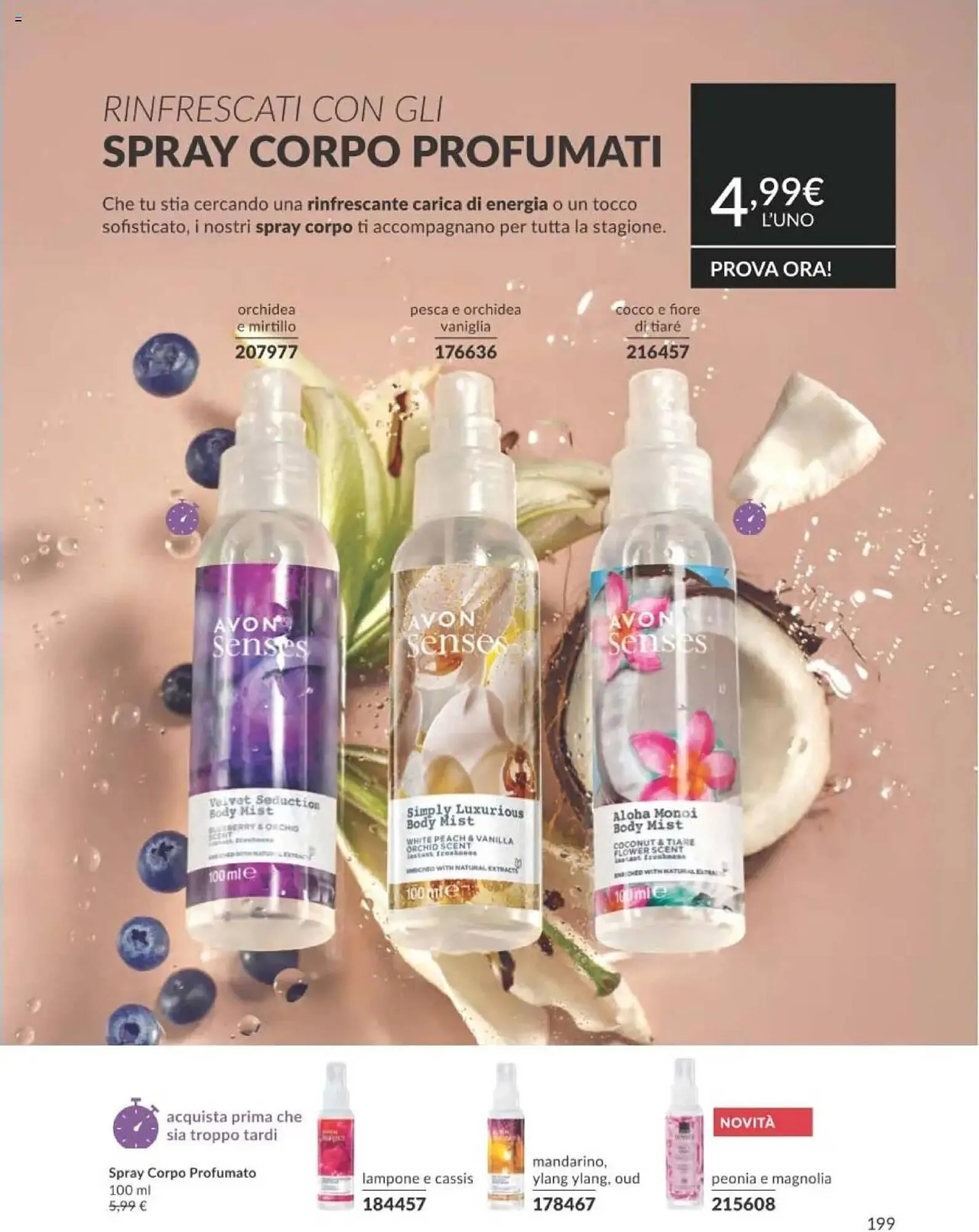 Volantino Avon da 1 aprile a 30 aprile di 2025 - Pagina del volantino 199