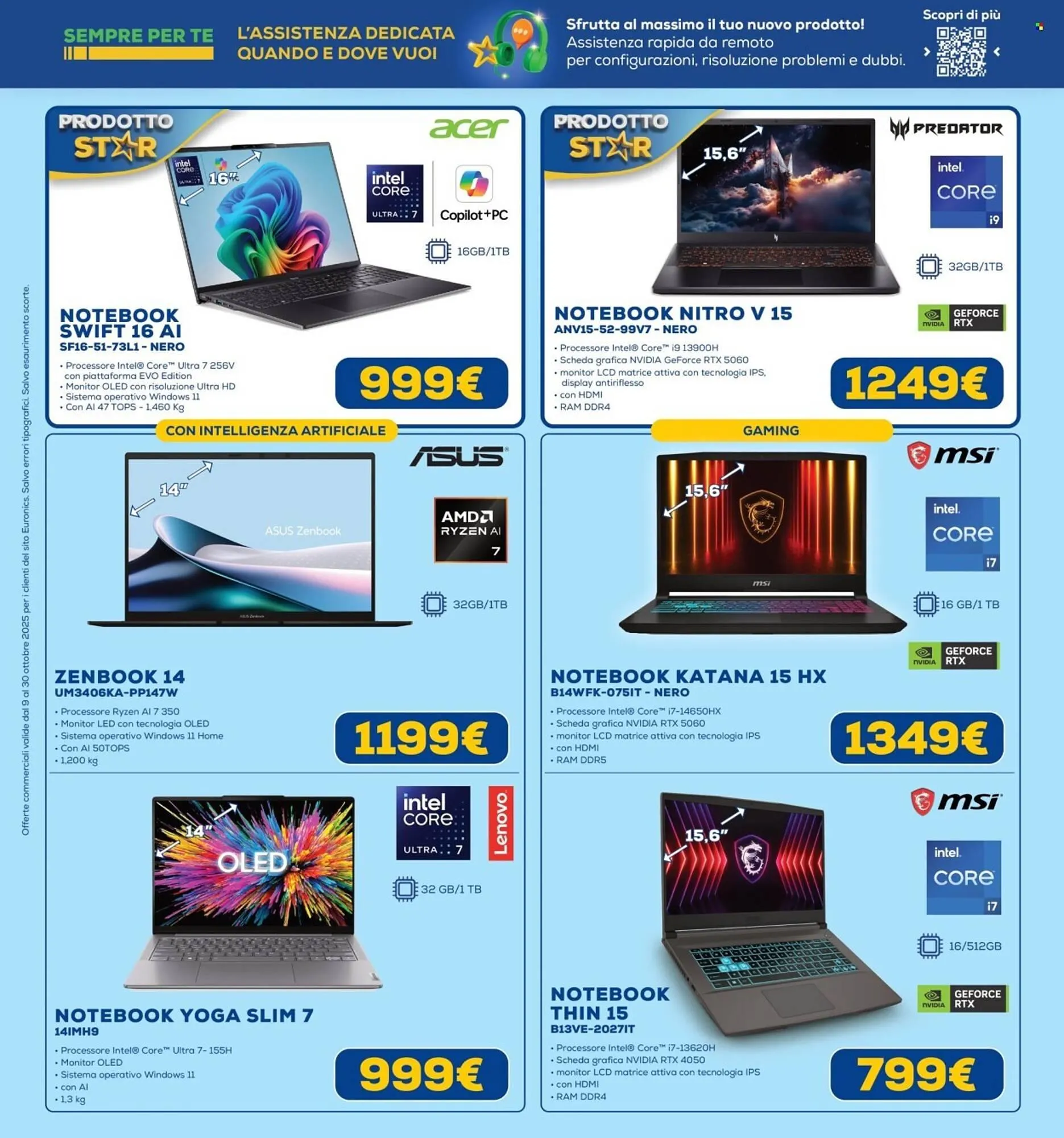 Volantino Euronics da 9 ottobre a 30 ottobre di 2025 - Pagina del volantino 11