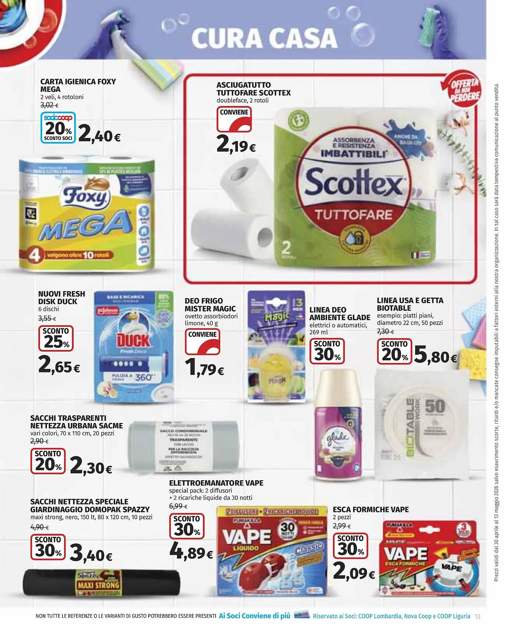 Volantino Coop da 30 aprile a 13 maggio di 2026 - Pagina del volantino 13