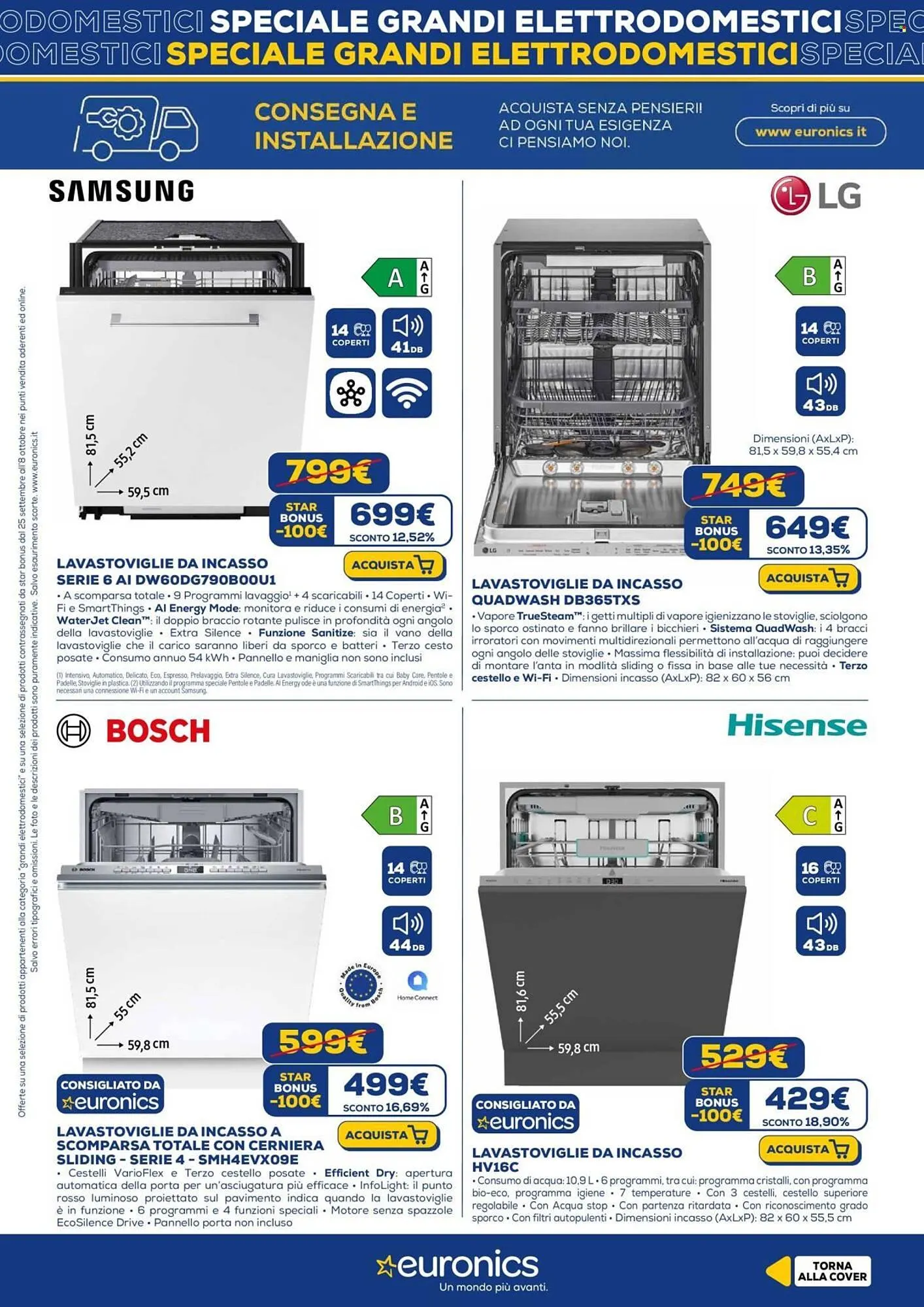 Volantino Euronics da 25 settembre a 8 ottobre di 2025 - Pagina del volantino 4
