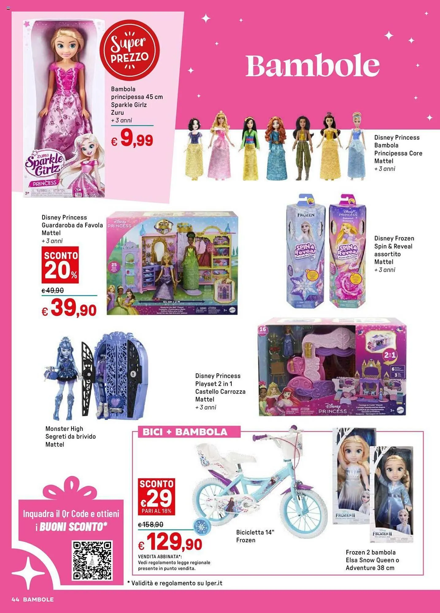 Volantino Iper La Grande da 4 novembre a 24 dicembre di 2024 - Pagina del volantino 44