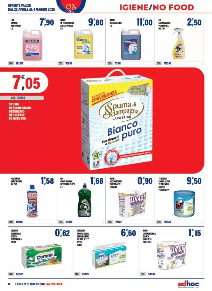 Offerte valide dal 22 aprile al 4 maggio da 22 aprile a 4 maggio di 2025 - Pagina del volantino 22