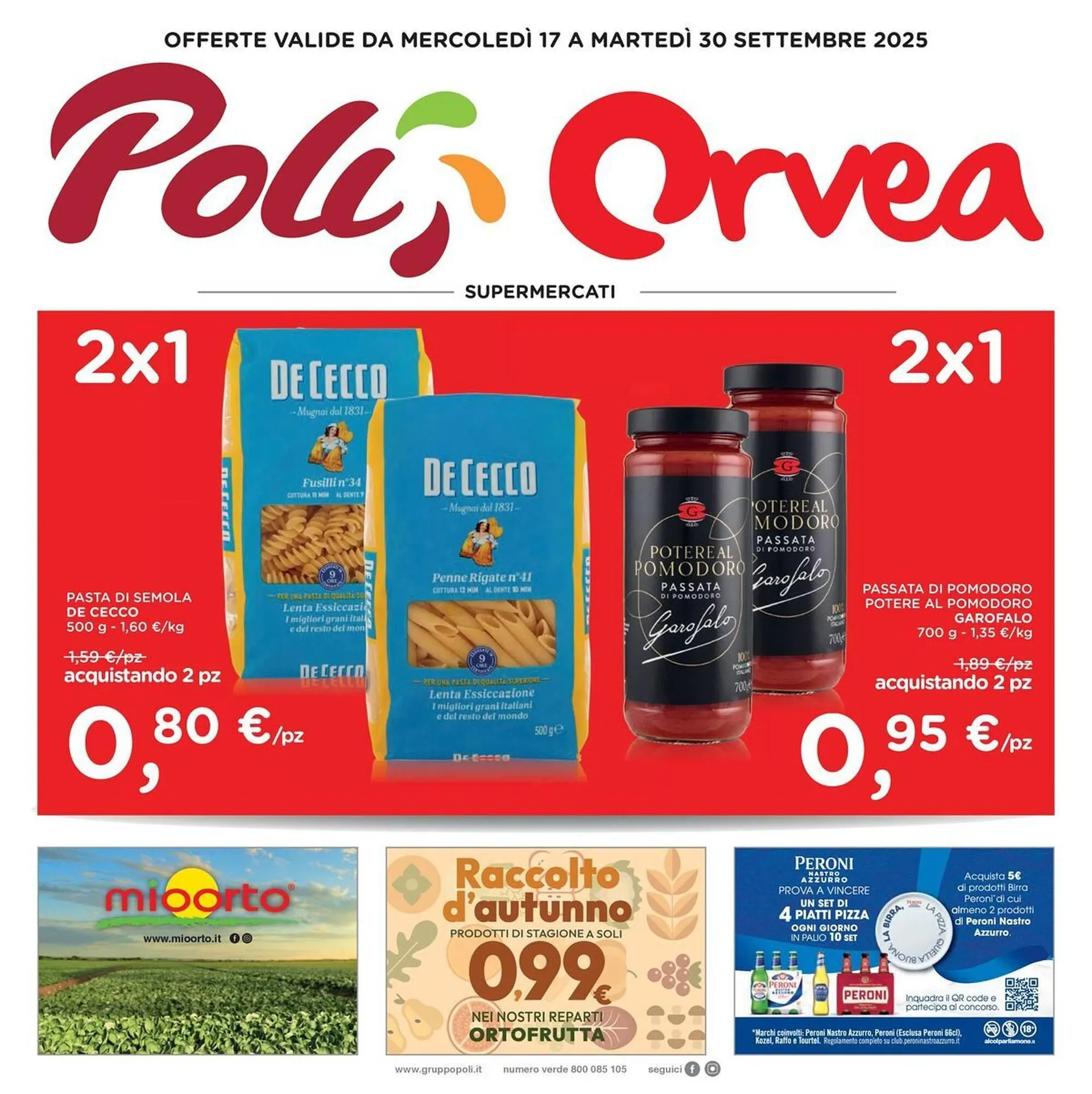 Volantino Orvea da 15 settembre a 30 settembre di 2025 - Pagina del volantino 1