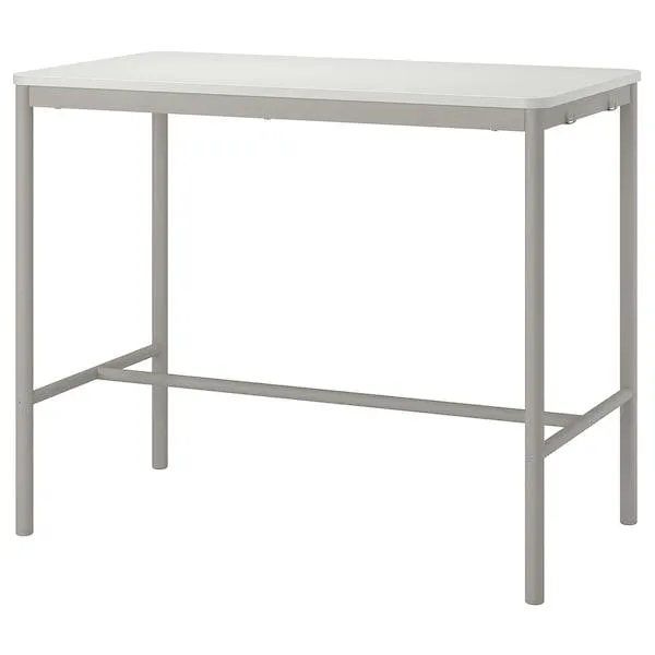 Tavolo, bianco/grigio chiaro,