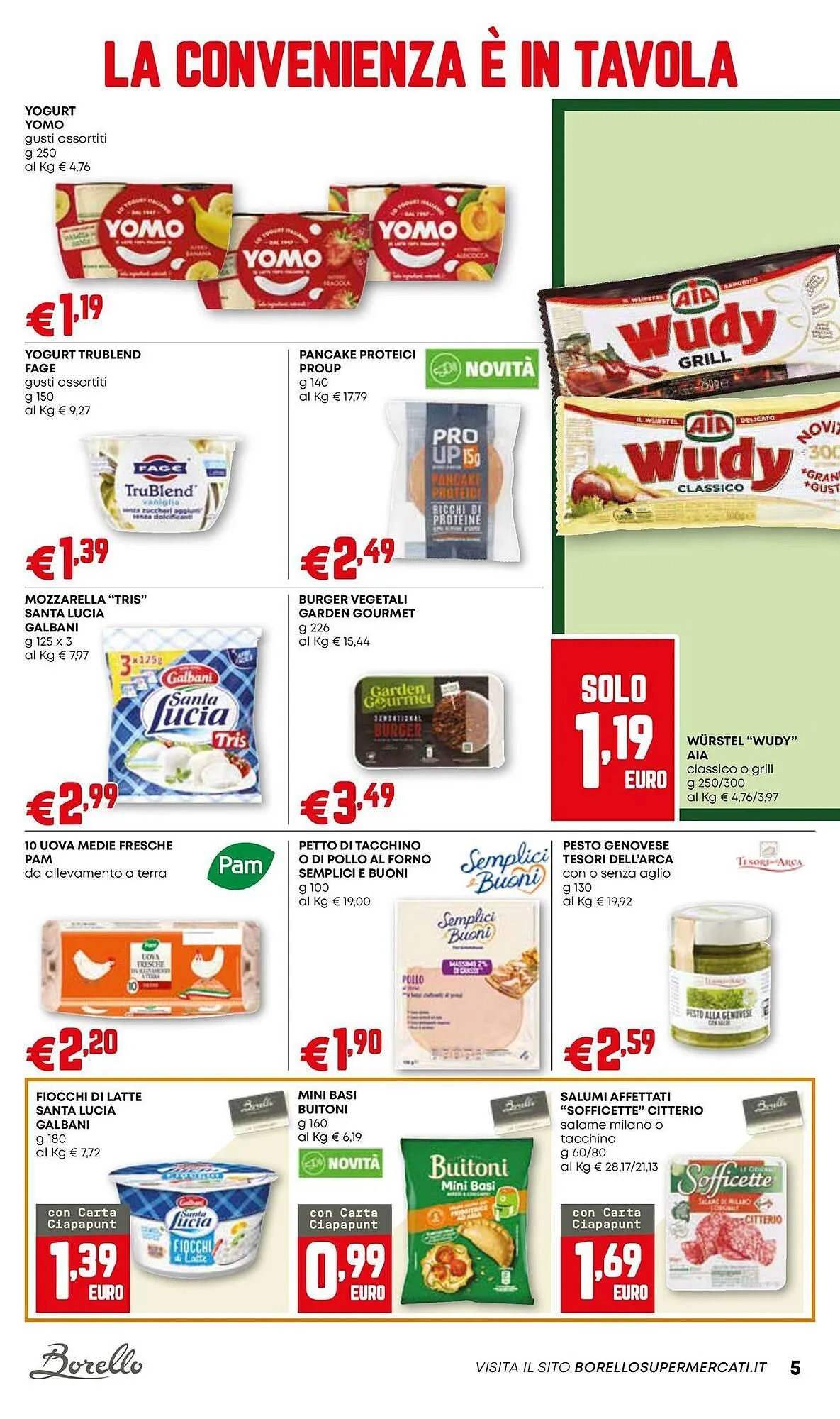 Volantino Borello Supermercati da 29 maggio a 11 giugno di 2025 - Pagina del volantino 5