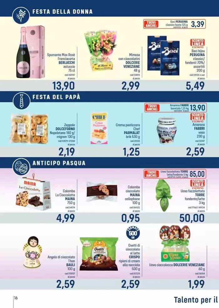 Catalogo Talento da 3 marzo a 16 marzo di 2025 - Pagina del volantino 16