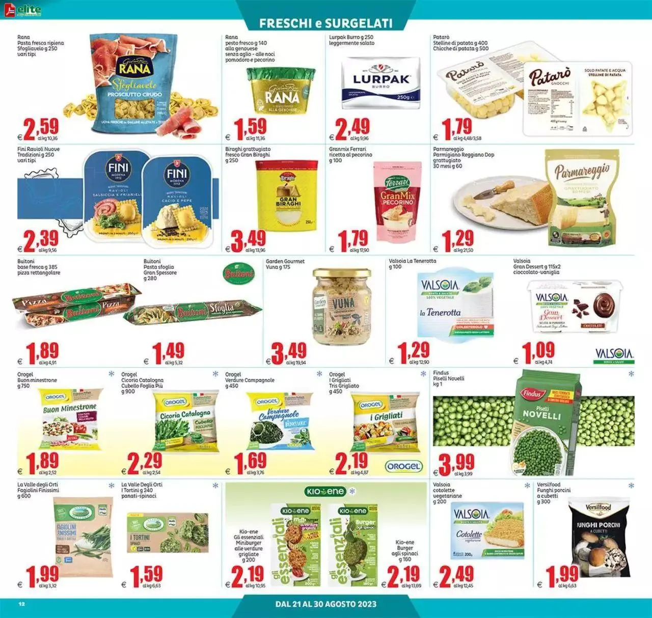 Volantino Elite Supermercati da 21 agosto a 30 agosto di 2023 - Pagina del volantino 12