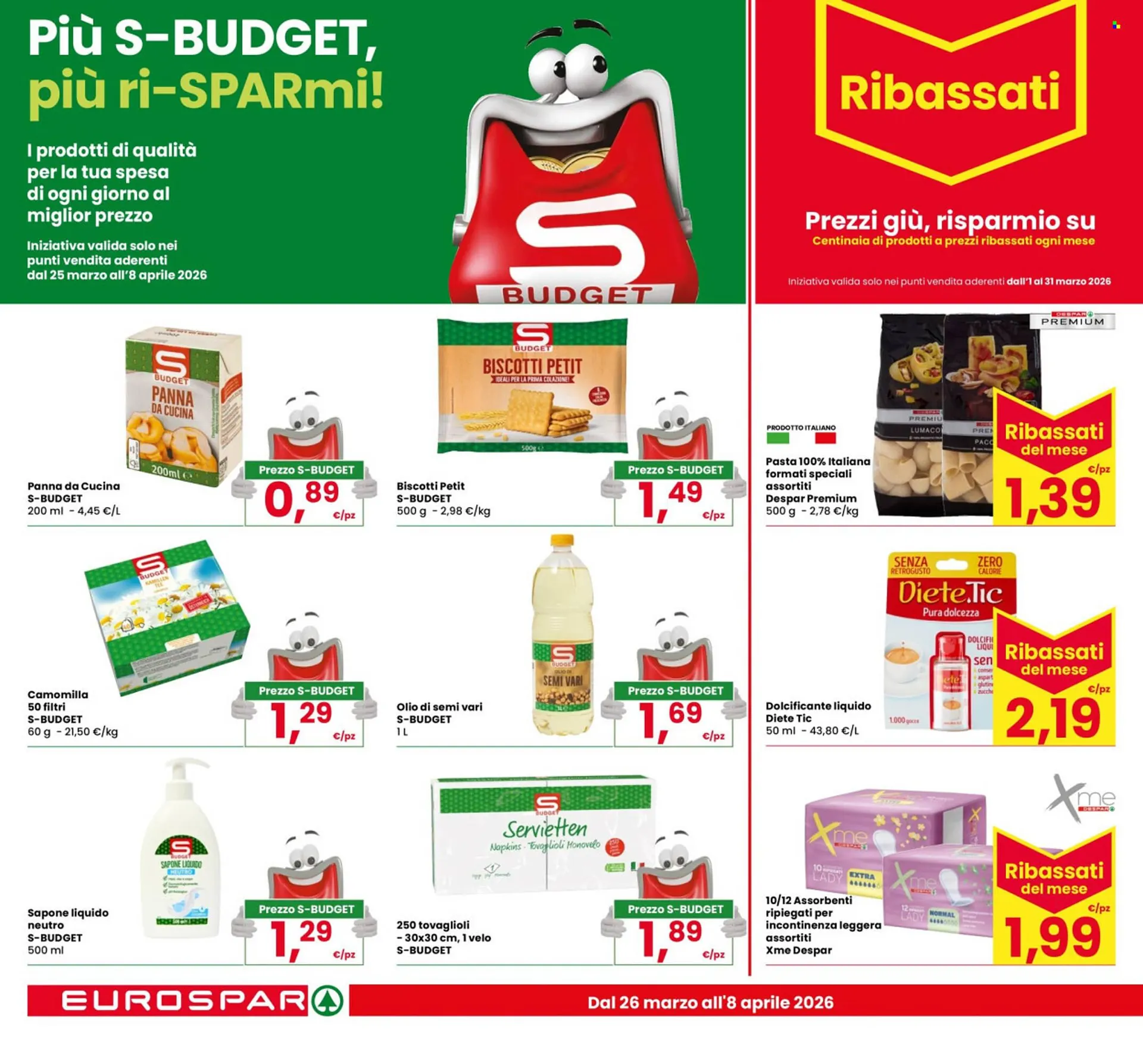 Volantino Eurospar da 26 marzo a 8 aprile di 2026 - Pagina del volantino 22