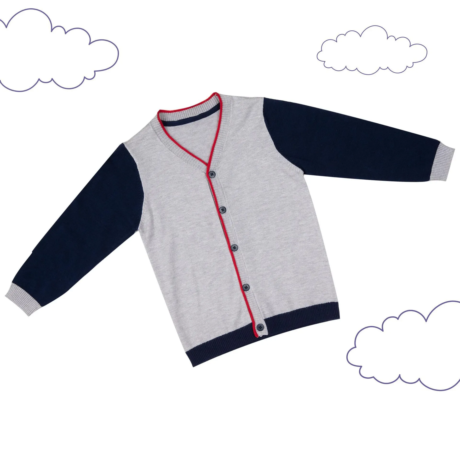 Mawi cardigan tricot bicolor