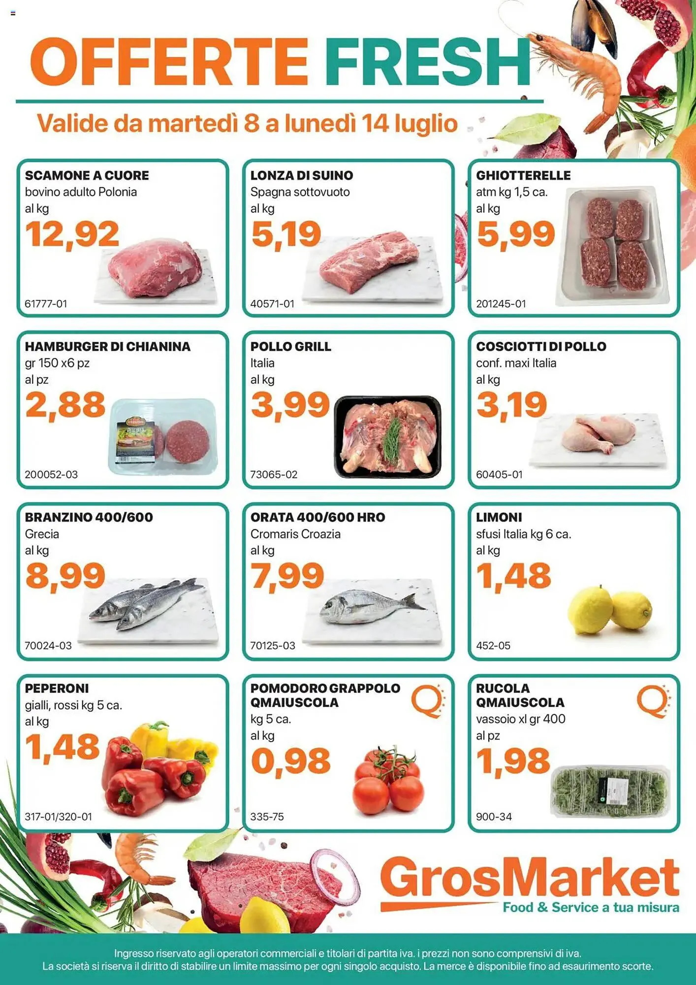 Volantino GrosMarket da 8 luglio a 14 luglio di 2025 - Pagina del volantino 1
