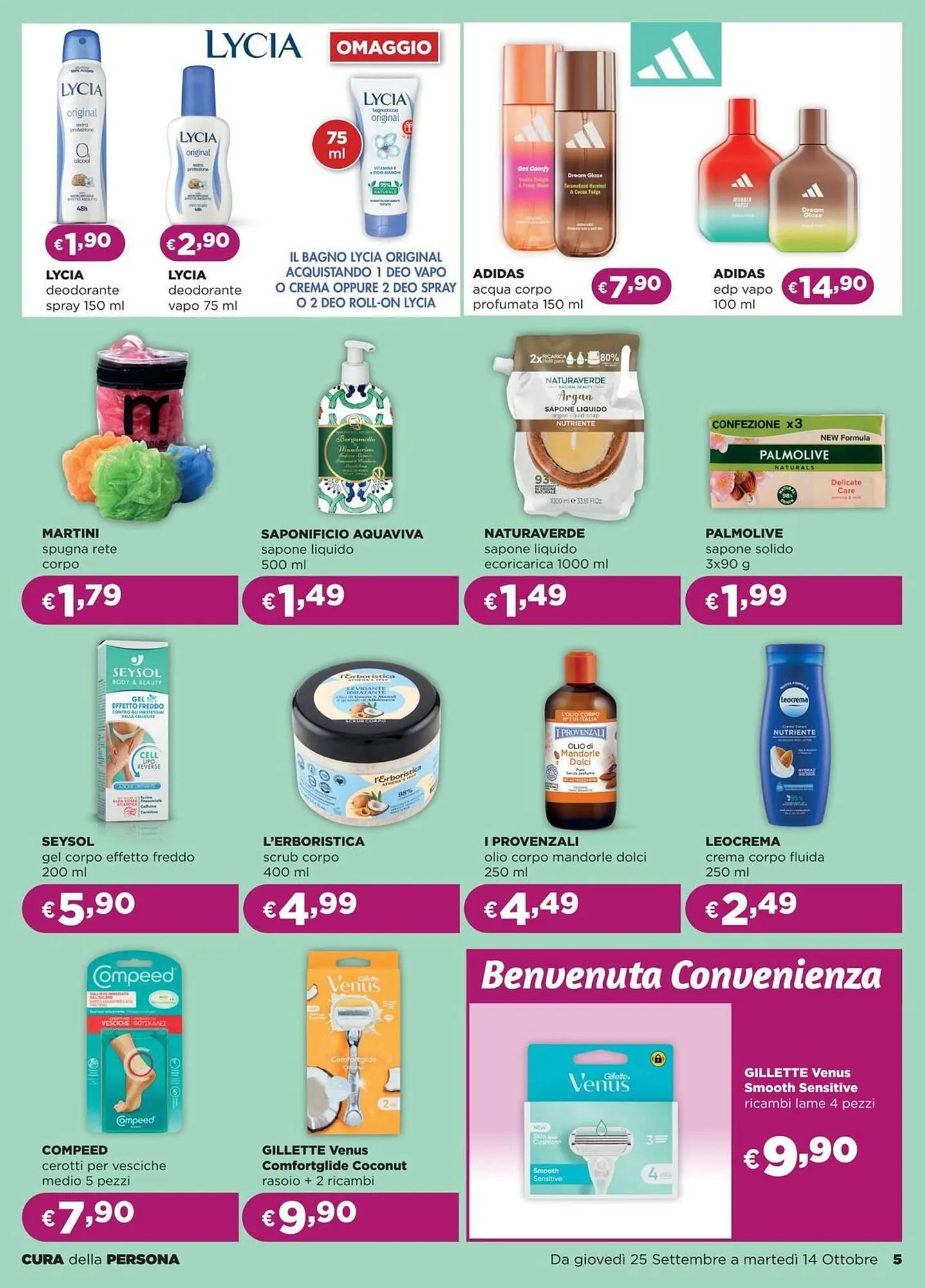 Volantino La Saponeria da 25 settembre a 14 ottobre di 2025 - Pagina del volantino 5