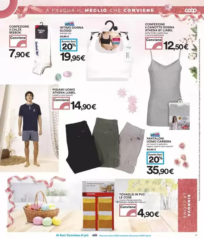 40 prodotti al 40% di sconto da 10 aprile a 21 aprile di 2025 - Pagina del volantino 21