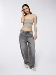 Jeans carpenter balloon Grigio denim