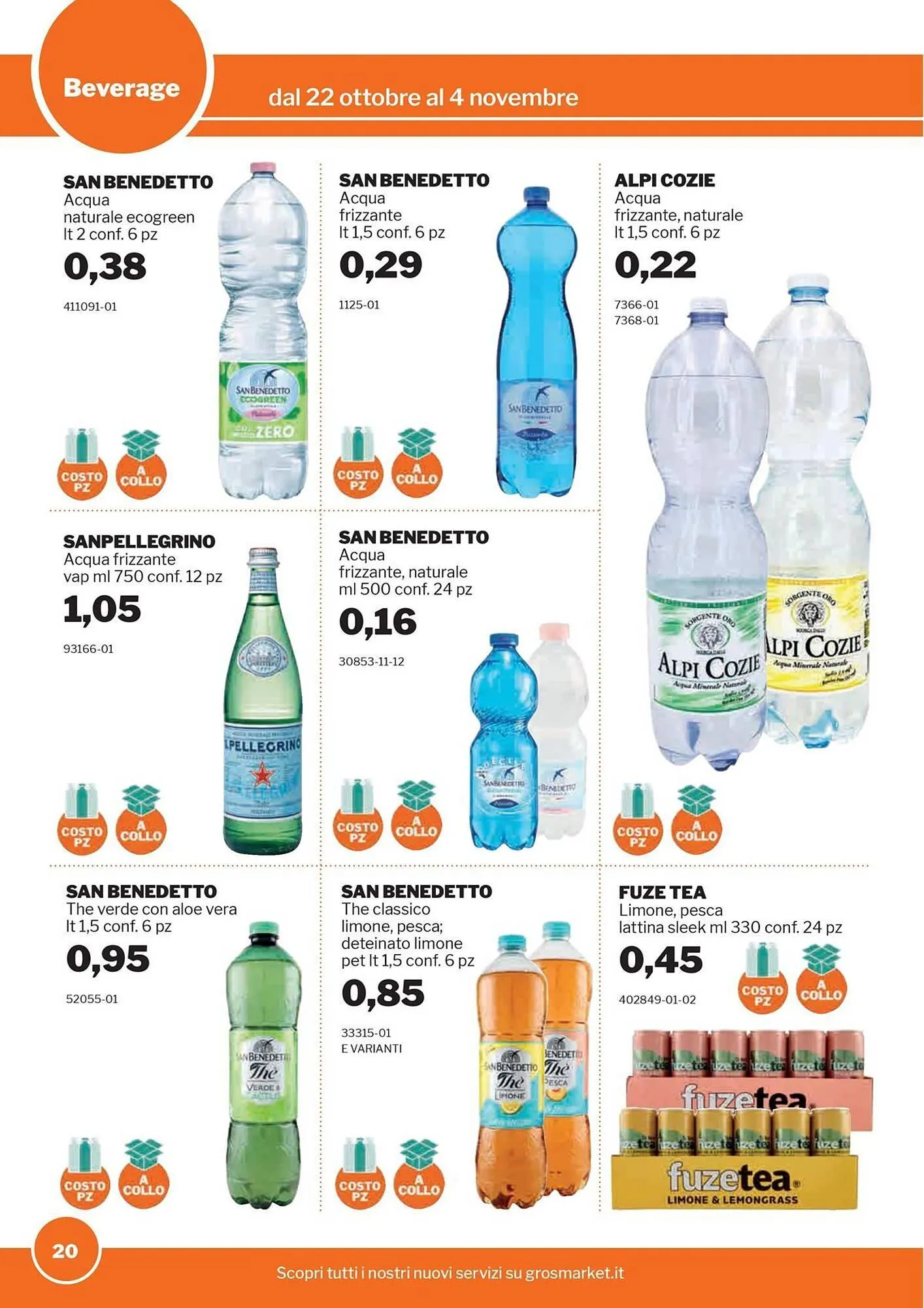 Volantino GrosMarket da 22 ottobre a 4 novembre di 2025 - Pagina del volantino 20