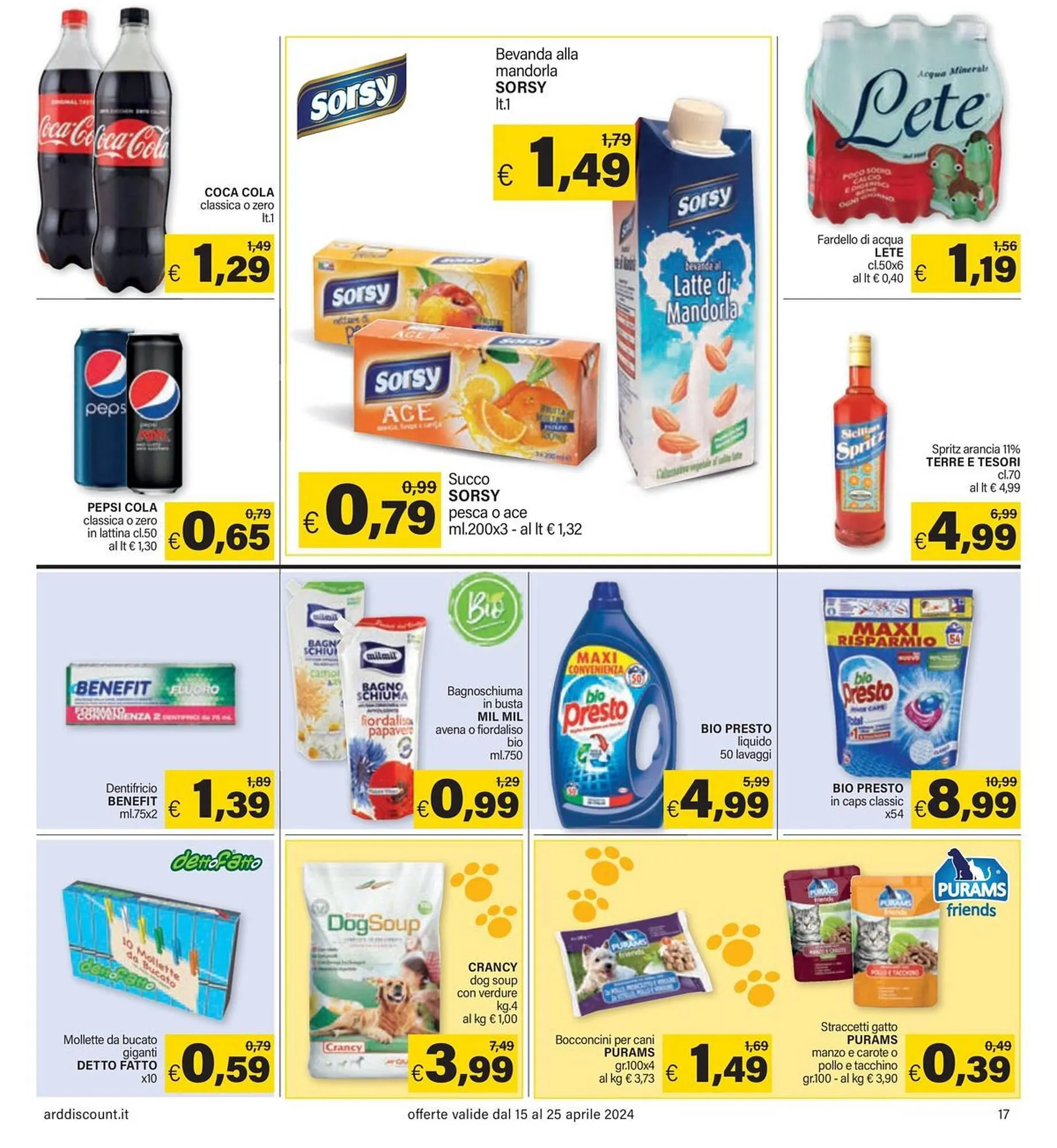 Volantino Ard Discount da 15 aprile a 25 aprile di 2024 - Pagina del volantino 17