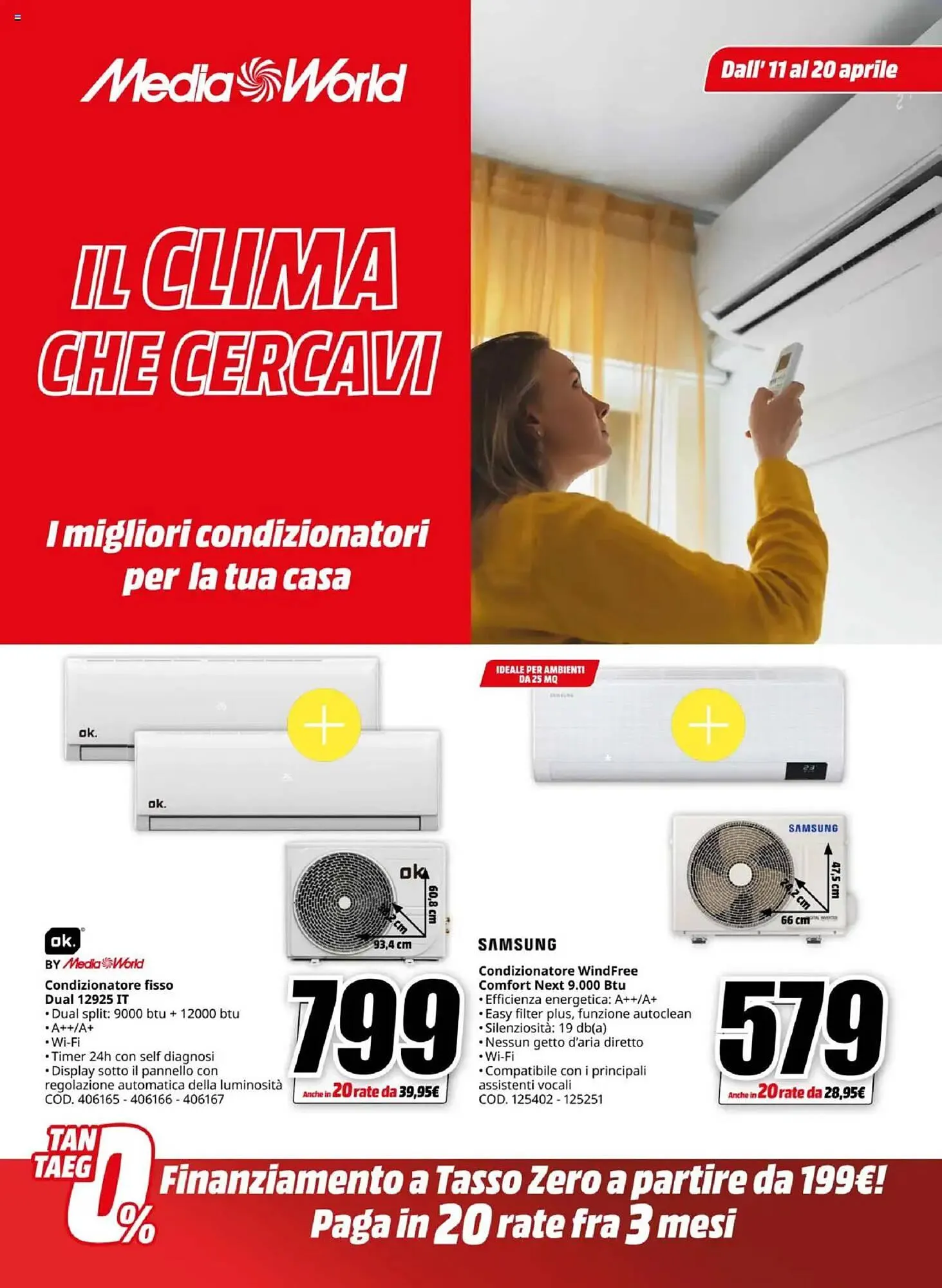 Volantino MediaWorld da 11 aprile a 20 aprile di 2025 - Pagina del volantino 1