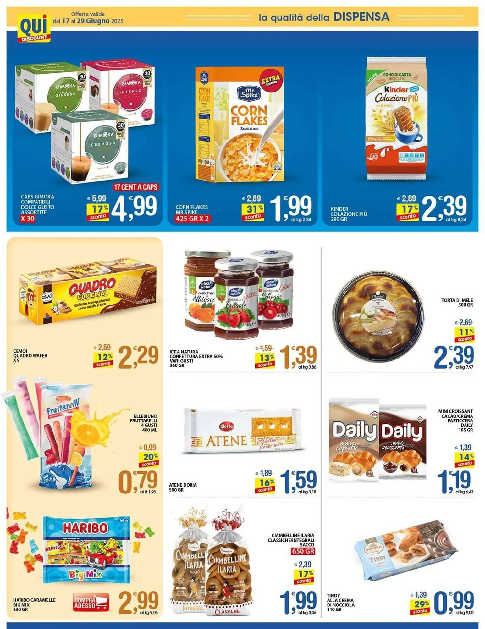 Volantino Qui Discount da 17 giugno a 29 giugno di 2025 - Pagina del volantino 6