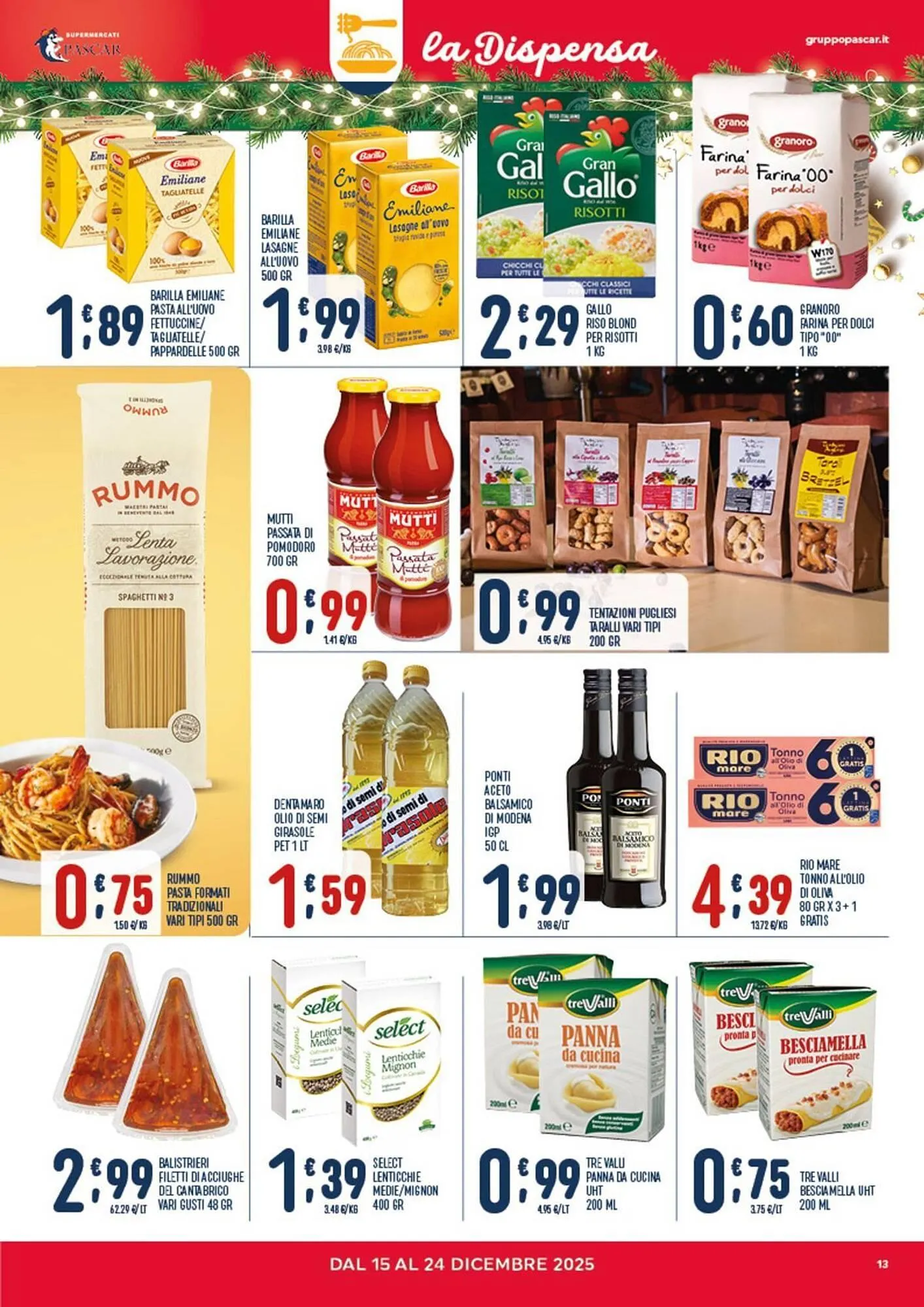 Volantino Gruppo Pascar da 15 dicembre a 24 dicembre di 2025 - Pagina del volantino 13