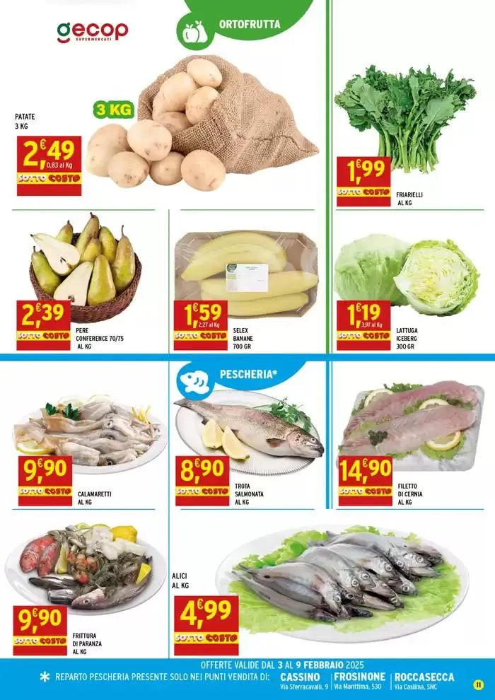 Sottocosto da 3 febbraio a 9 febbraio di 2025 - Pagina del volantino 11