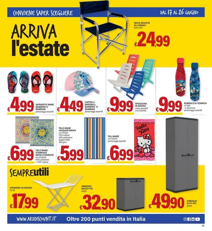 Nuova apertura Cropani Marina da 13 giugno a 26 giugno di 2024 - Pagina del volantino 19